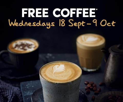 San Churro FREE Coffee 18 Sept - 9 Oct